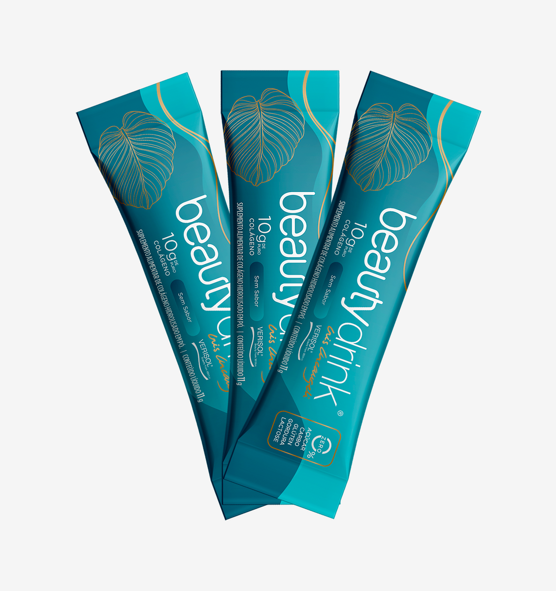 Colágeno BeautyDrink® Stick | Reduz Rugas, Fortalece Cabelos e