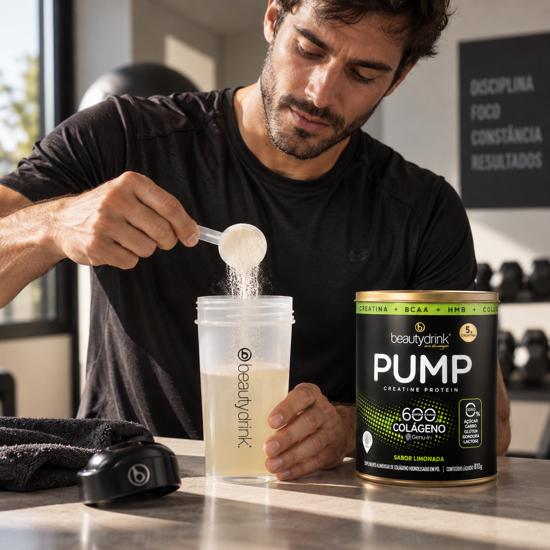 PUMP Collagen Creatine Protein 810g Limonada Suíça