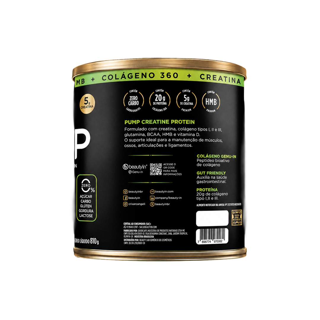 PUMP Collagen Creatine Protein 810g Limonada Suíça