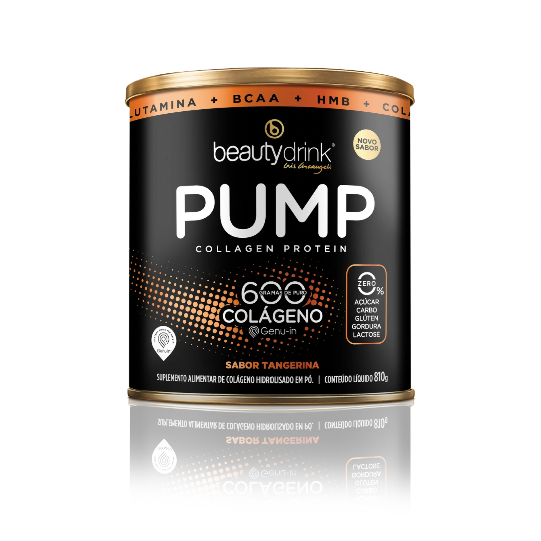 PUMP Collagen Protein Tangerina 810g - Novo Sabor