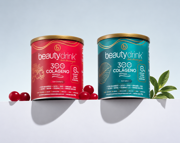 
Latas de Colageno Cranberry e Sem Sabor