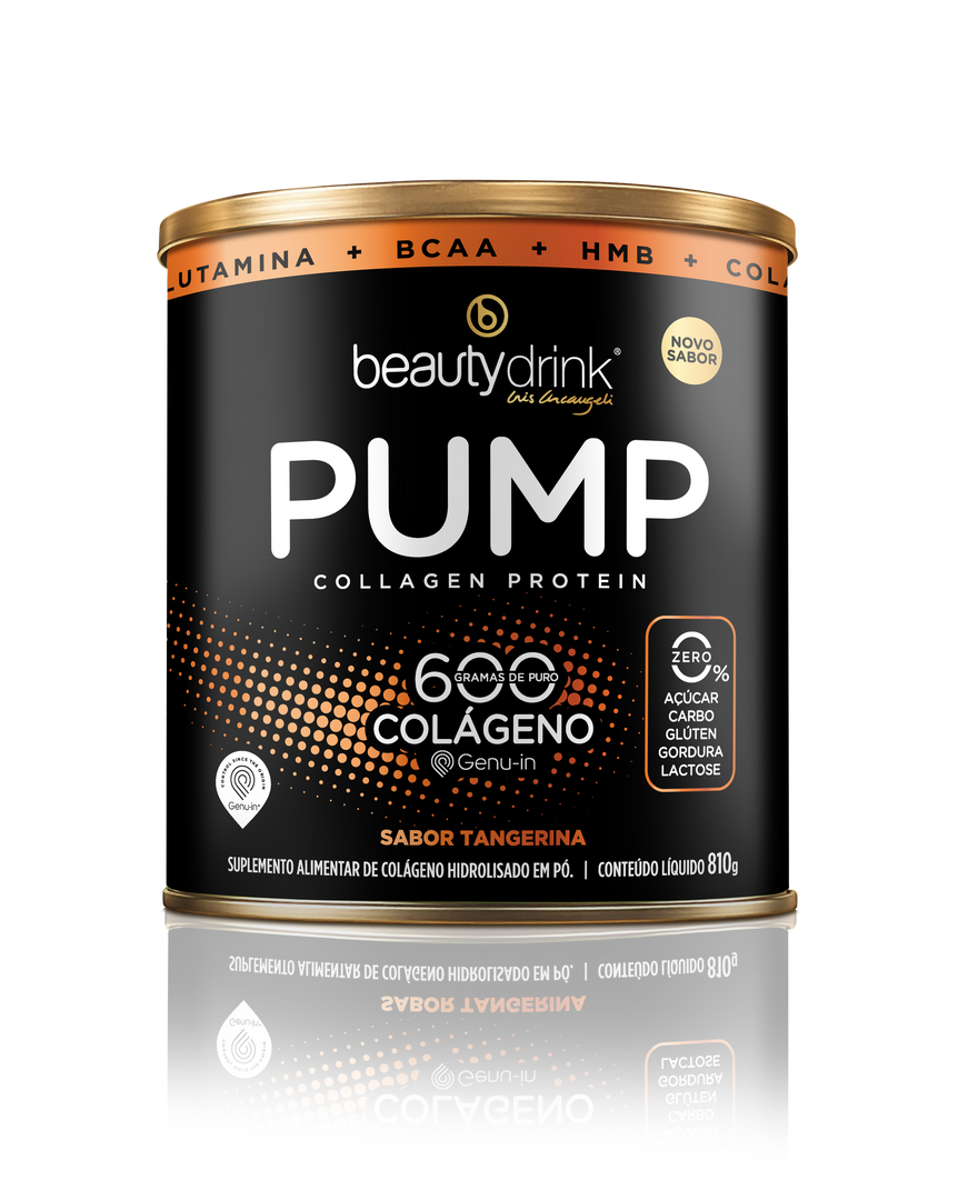 PUMP Collagen Protein Tangerina 810g - Novo Sabor